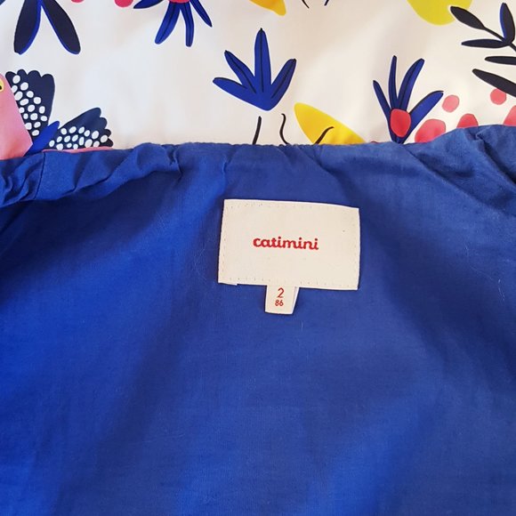 Catimini floral rain coat - Picture 2 of 2